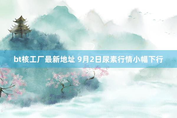 bt核工厂最新地址 9月2日尿素行情小幅下行